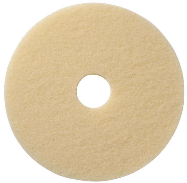 DISQUE ABRASIF EN FIBRE SYNTHETHIQUE BEIGE POUR PARQUET